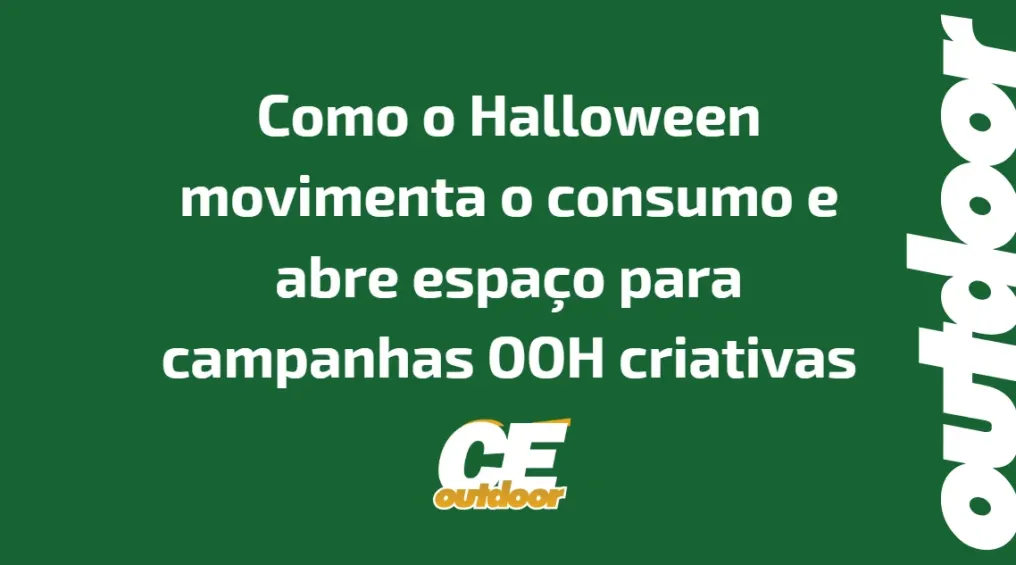 Como o Halloween movimenta o consumo e abre espa&ccedil;o para campanhas OOH criativas