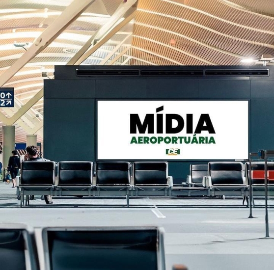 INVISTA EM MIDIAS DENTRO DO AEROPORTO!
