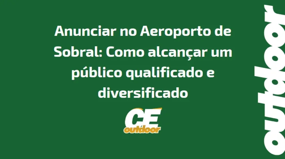 AN&Uacute;NCIAR NO AEROPORTO DE SOBRAL