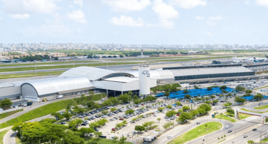 M&iacute;dia no aeroporto de Fortaleza