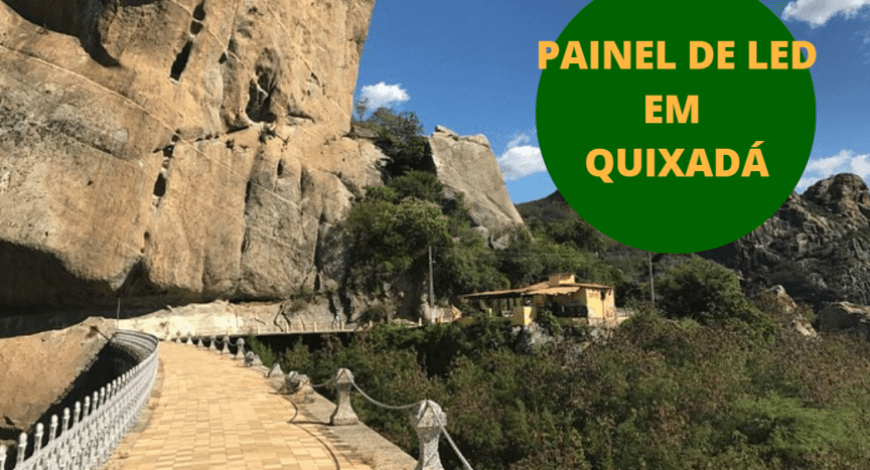 PAINEL DE LED EM QUIXAD&Aacute;