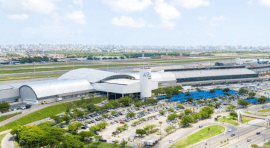 Ponto nº Mídia no aeroporto de Fortaleza